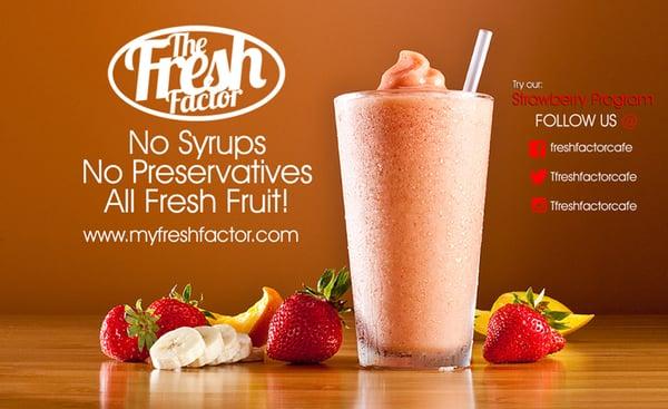 Come check our all nutrional gourmet smoothies inside the LA FItness. NO membership required.