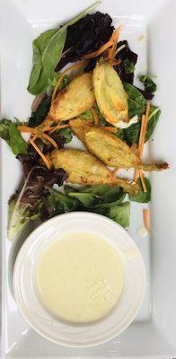 SPECIAL app 8/21/22 stuffed zucchini blossoms