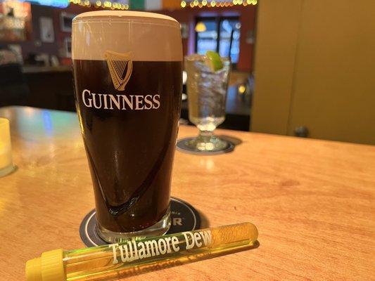 Their Guinness and shot of Irish Whiskey; just one of their many drink specials they have.