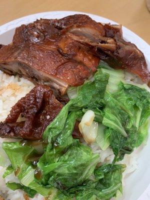 Soy sauce braised duck with rice. Highly recommend!