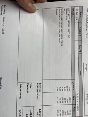 My invoice, that they did not want to provide