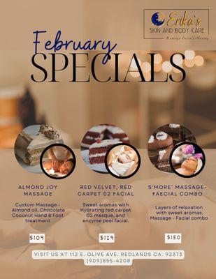 February Specials