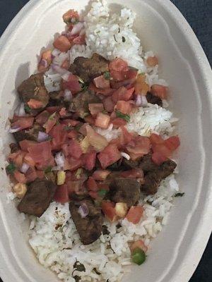 $12 Steak Burrito Bowl