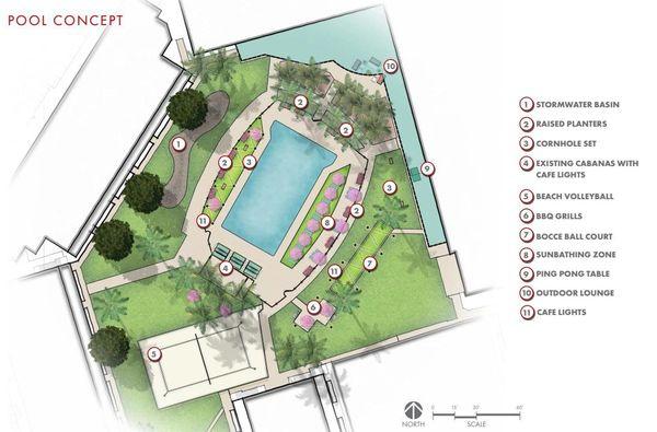 a map of the apartment complex