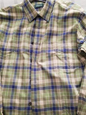 100% cotton shirt, just out of the box