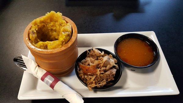 trifongo with pork