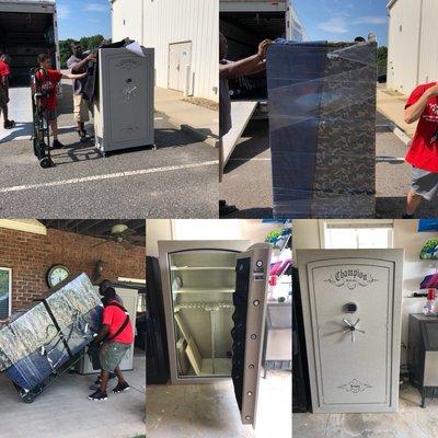 Charlotte gun safe movers "Flash Movers" ¡Best in class!