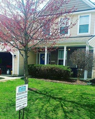 New roof installed in Noblesville with Owens Corning Duration Shingles.