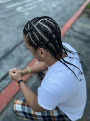 Freestyle braids by Nullah