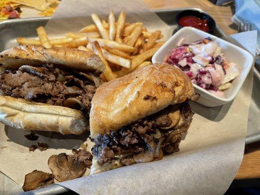 Cheesesteak sandwich