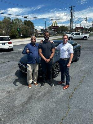 Darryl, my son Stacey and Michael.