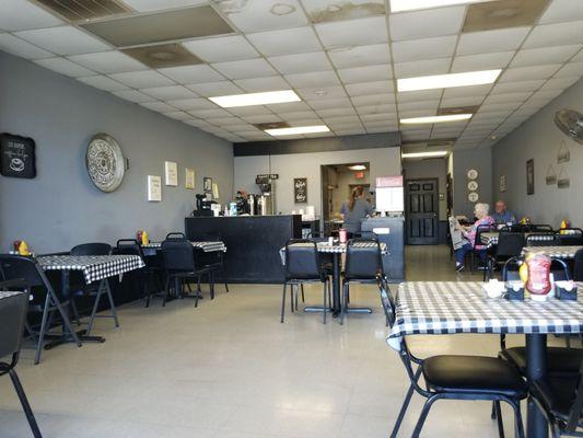 Large dining area. Table service, or order at counter (for take out)