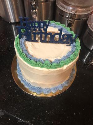 custom GF/Vegan birthday cake