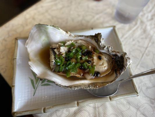 Massive steamed oyster!