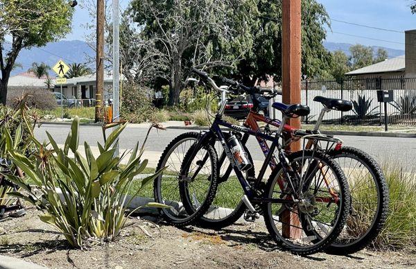 From Claremont on the bike trail.