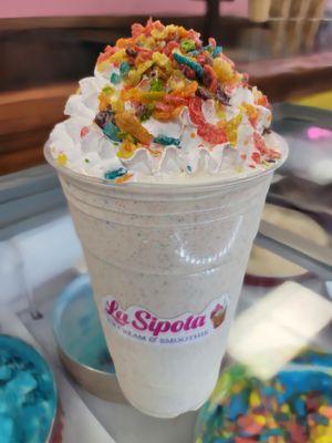 Frutty pebbles shake