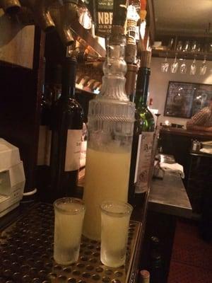 House made Limoncello.