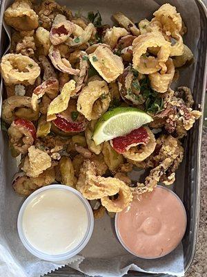 Fried calamari