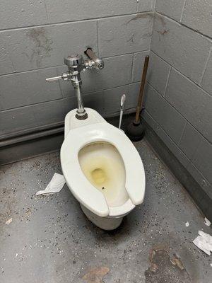 Dirty toilet