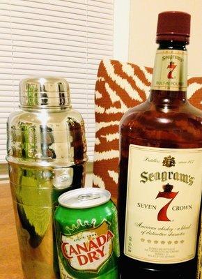 seagrams7 and ginger ale