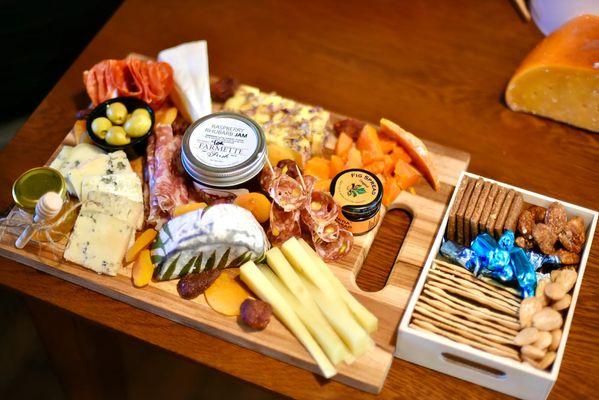 Cheese Boards with Meats and Jam at The Cheese Box!