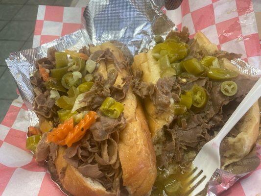 Italian Beef (12" )yummy