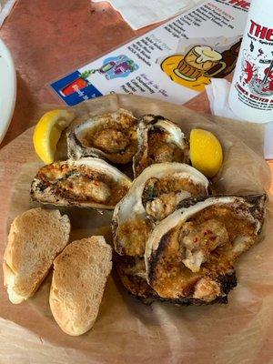 Charbroiled oysters