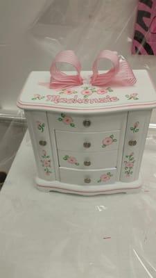 Every little girl needs their own big girl jewelry box!!