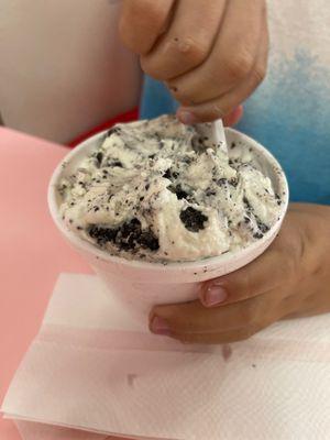 Oreo and rainbow IceCream