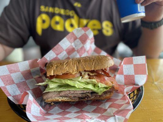 Sunset Cliffs Sandwich (1/2 pictured!)