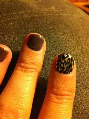 Love my new bling!! (minx nail art)