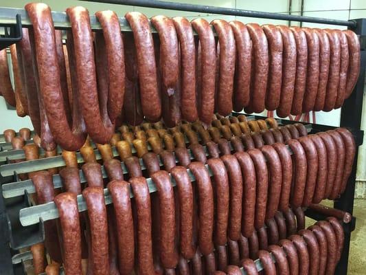 Smoked Cajun Brand sausage.