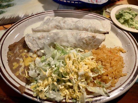 Happy Burrito Dinner (Steak)