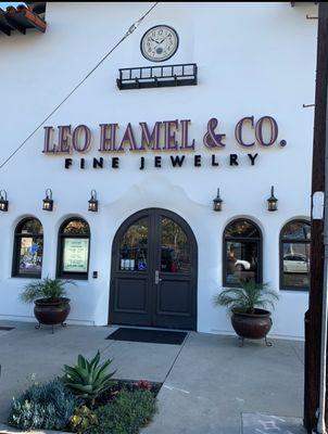 We are located inside the Leo Hamel store.