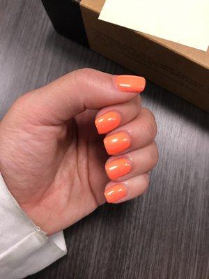 VERY CLEAN gel manicure! Found a new spot for myself