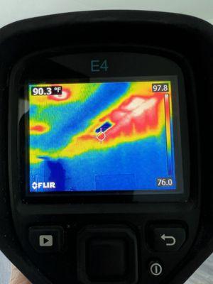 Thermal Camera helps us identify hot spots in rooms.