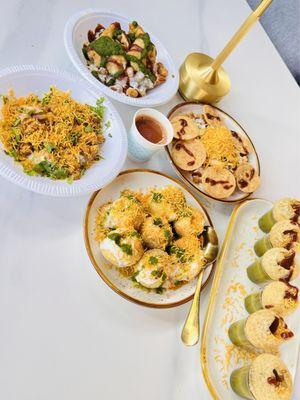 Chaat Samosas