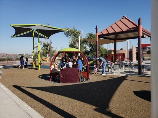 Renovated Playground completed Oct 2021. This is the 2 to 5 area.