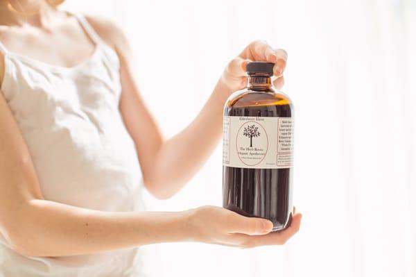 Our Elderberry Elixir is one of our most popular items!