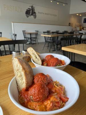 Tomato Papardelle Pasta and Rossa Spaghetti Pasta