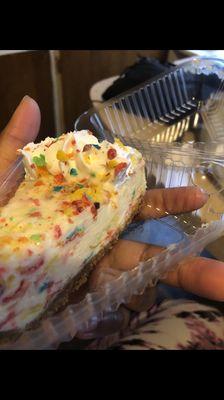 Fruity pebble cheese cake!