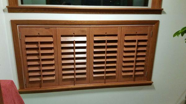 heritance hardwood shutters with distressing, and other specialty treatment options