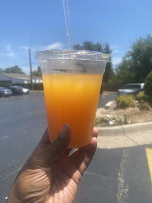 This was the Sunrise drink I believe, SOOOOO GOOOOD!