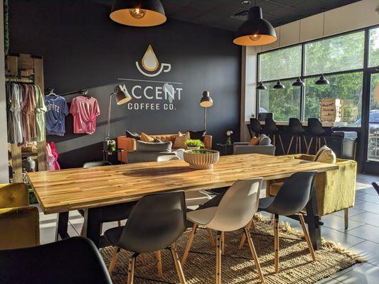 Inside Accent Coffee, Idabel