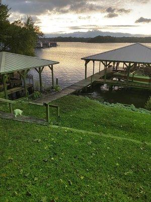 One of the boat houses