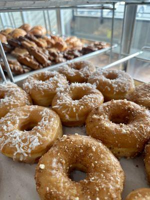 Crumb & coconut donuts