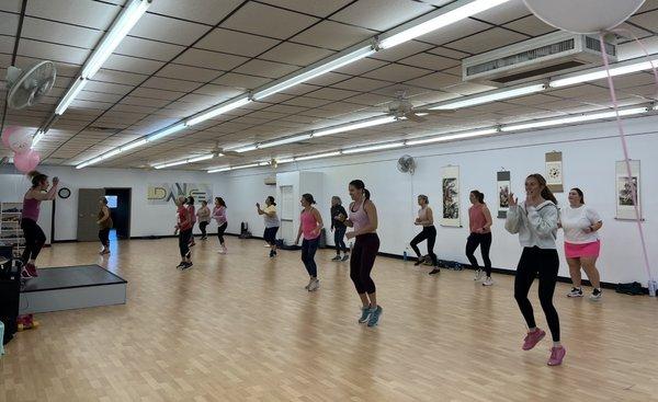 Pink class with Jean-Marie!