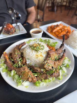 French Lamb Chops Meal