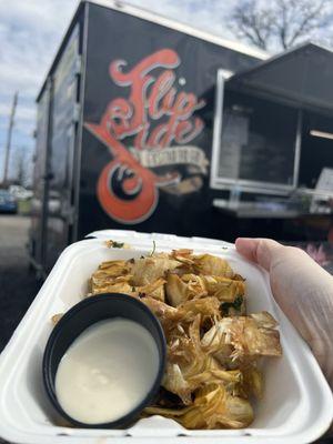 Fried artichokes