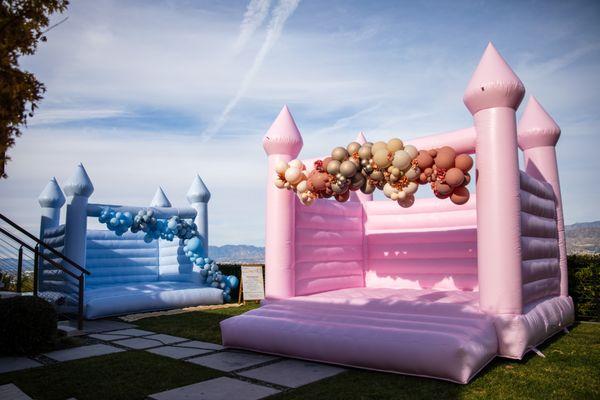 The Pink and Blue castles
Actual Size: 
13ft L x 13ft W x 13ft H